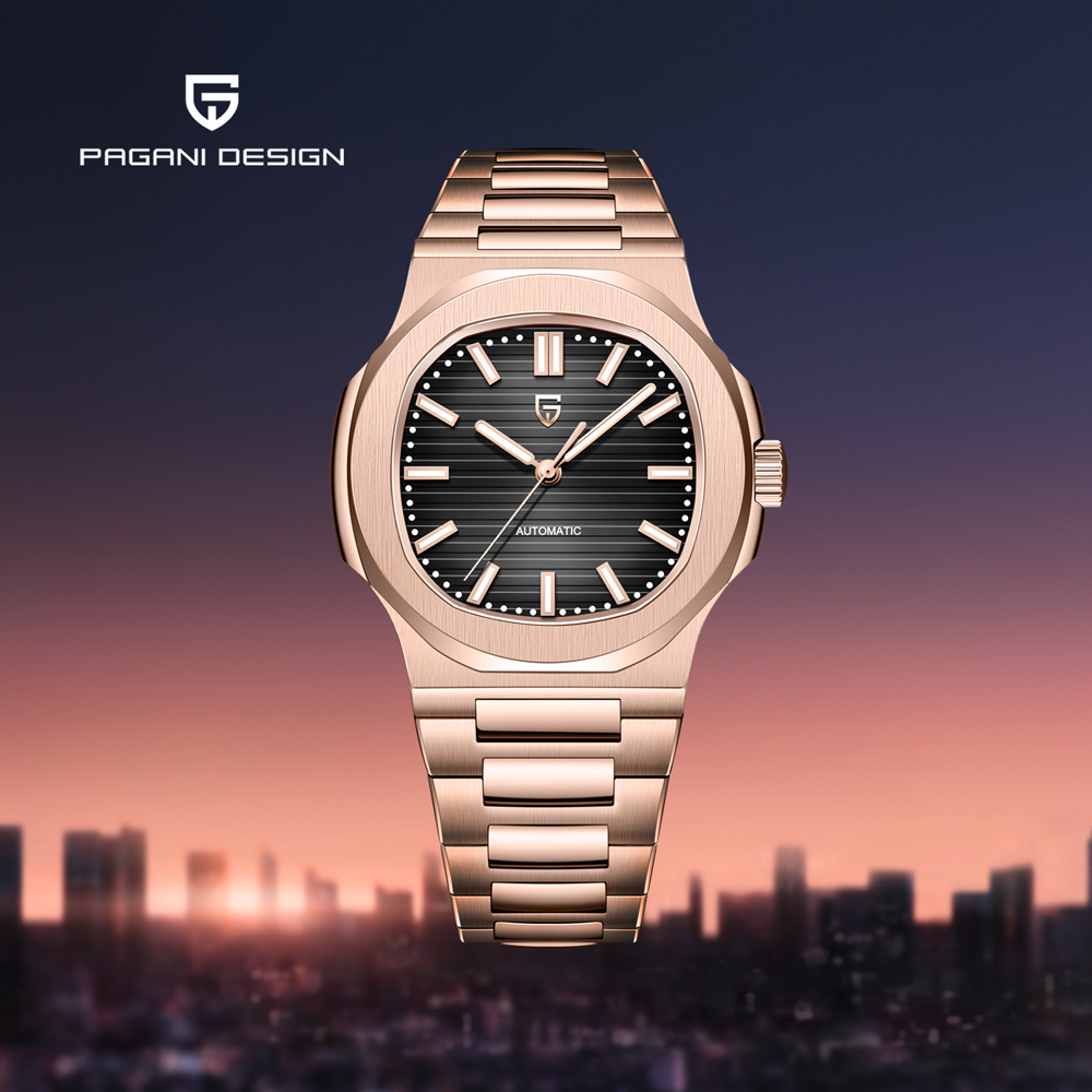 Patek Philippe Watch Nautilus - 2025 novo design pagani rosa ouro