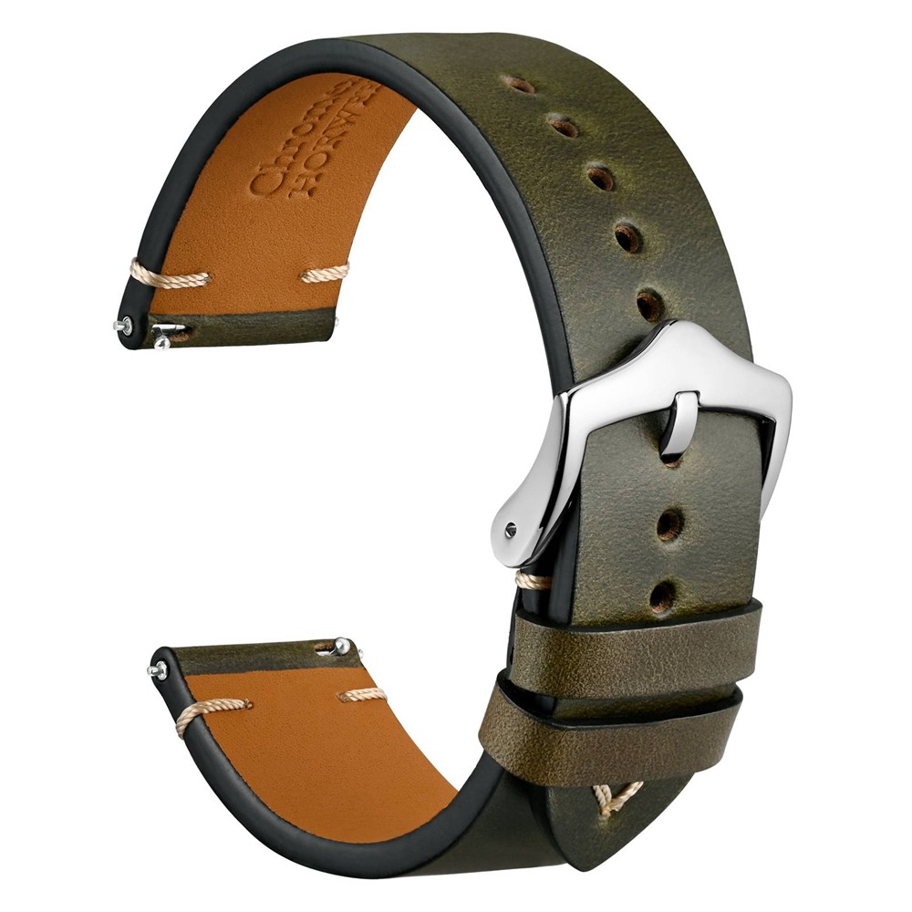 Suede Strap Watch - WOCCI-Pulseiras de Relógio Cera Óleo de