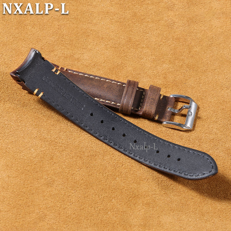 Pulseira de Couro Curvada com  - Curved Spring Bar avaliação e preço