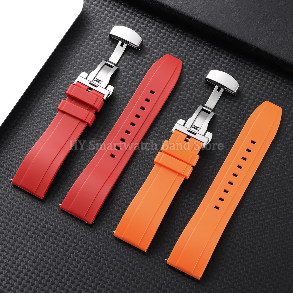 Pulseira de Silicone de 18mm 2 - Suede Strap Watch avaliação e preço