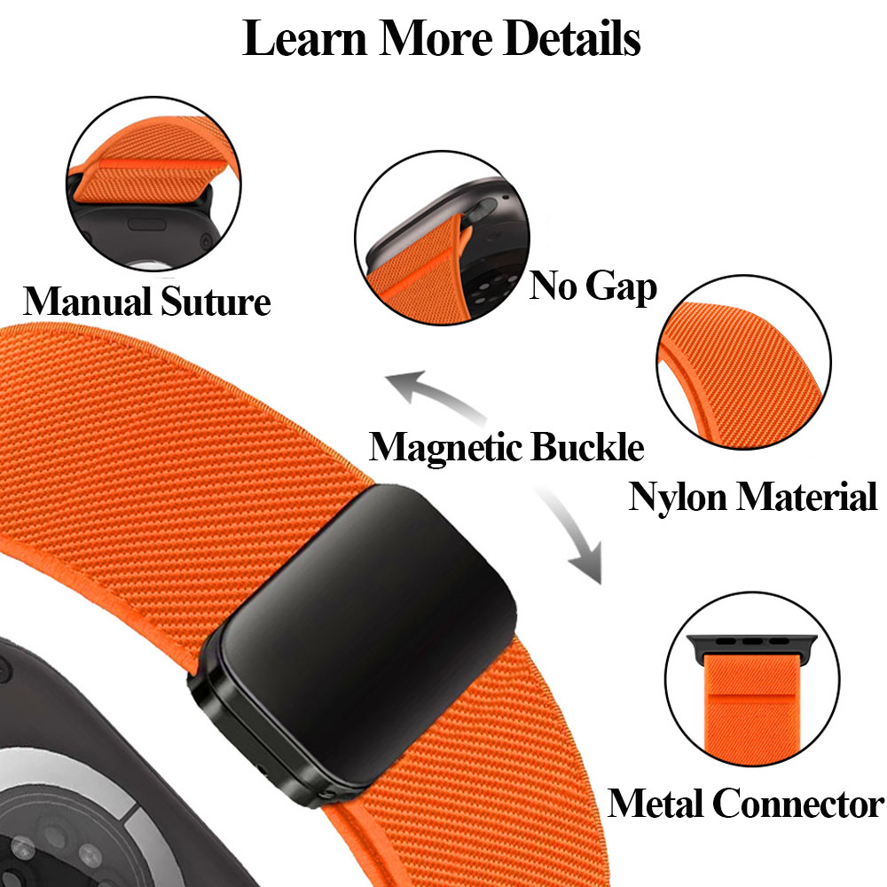 Pulseira de nylon com fecho de - Milanese Loop Magnetic avaliação e preço