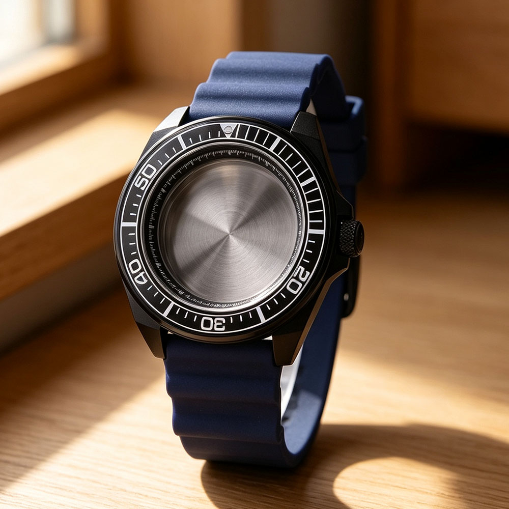Caixa de relógio preta de 43mm - Citizen Watch Tsuyosa avaliação e preço