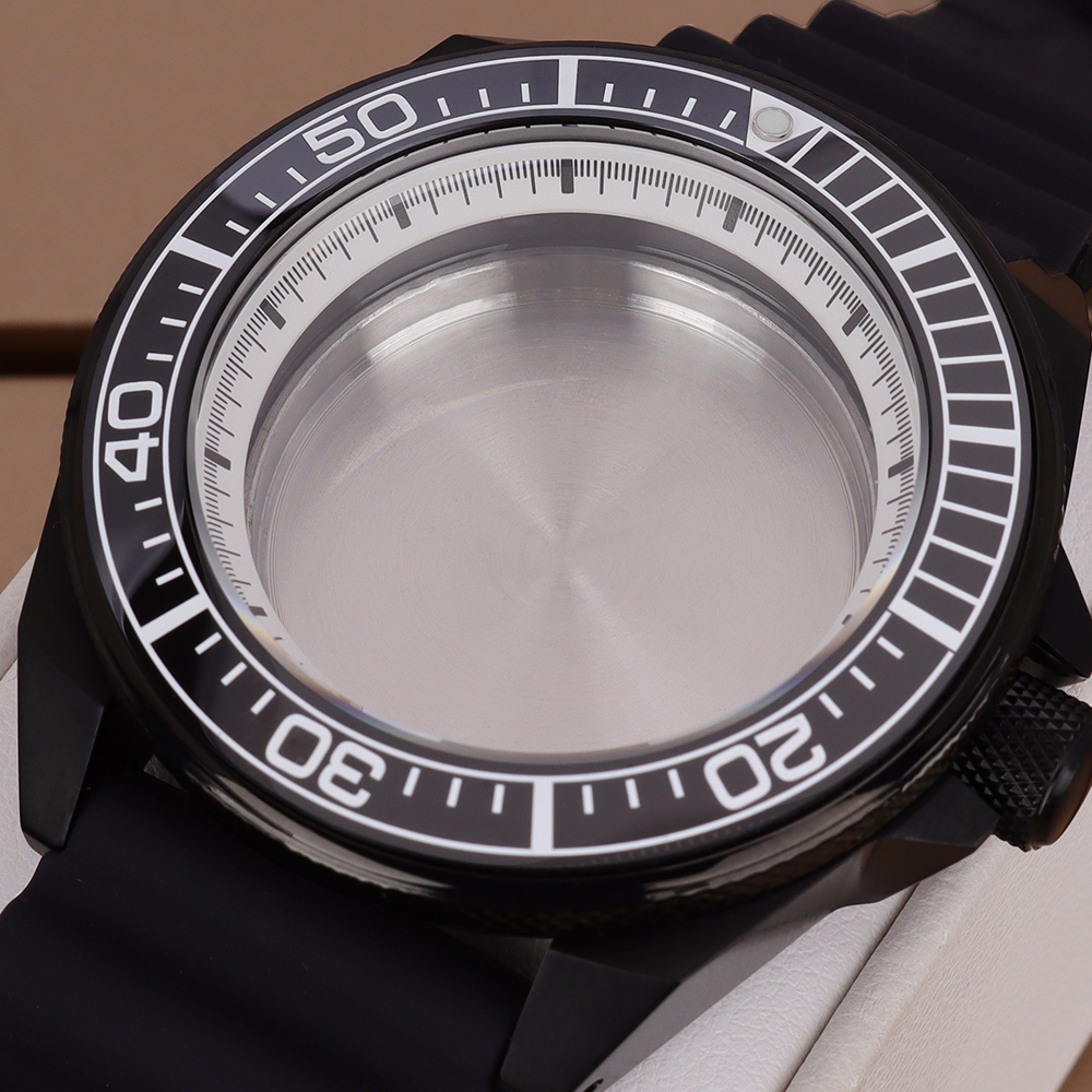 Caixa de relógio preta de 43mm - Citizen Watch Tsuyosa avaliação e preço