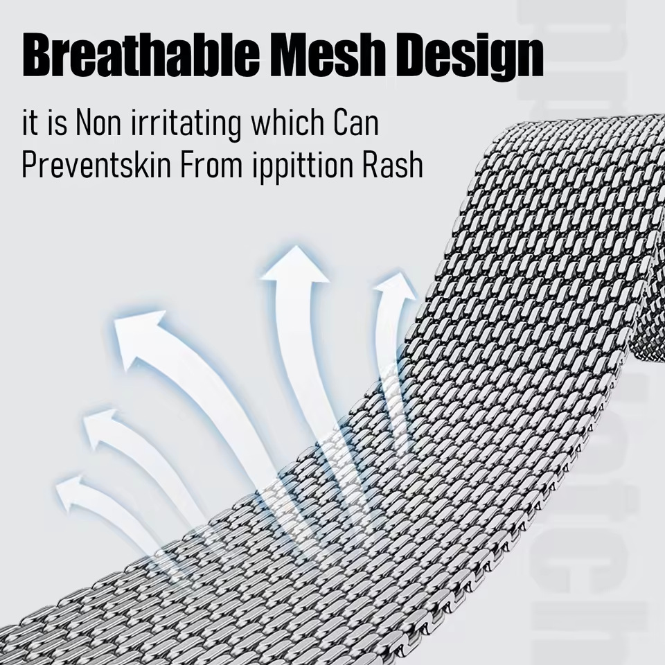 Pulseira de Malha de Aço Milan - Milanese Loop Magnetic avaliação e preço