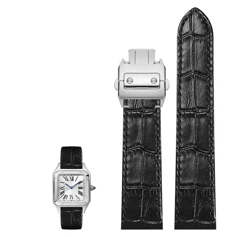 20mm 23mm pulseira de relógio  - Cartier Watch Santos avaliação e preço