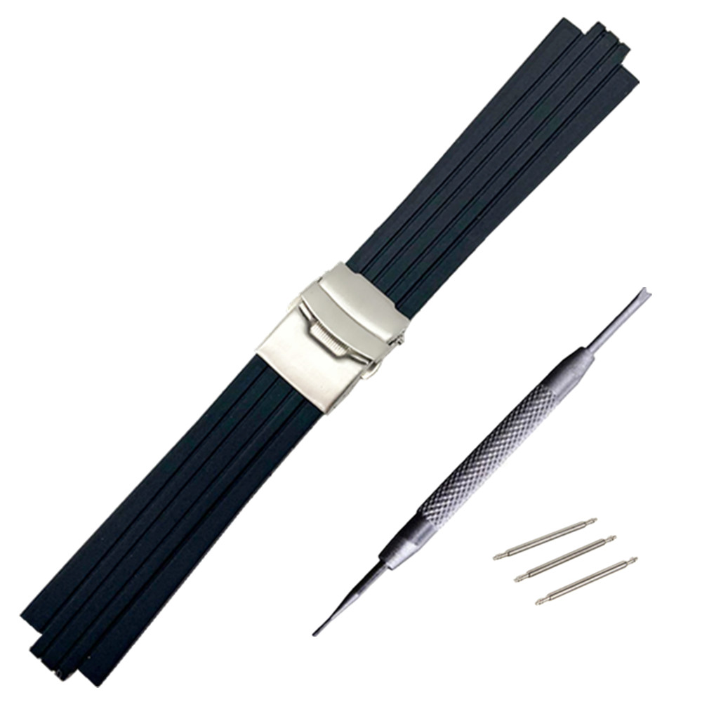 Pulseira convexa de borracha d - Cartier Watch Ballon Bleu avaliação e preço