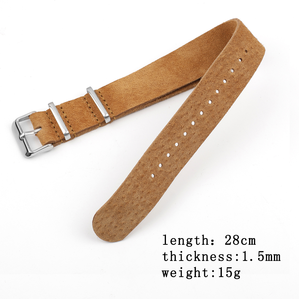 Pulseira de couro genuíno de c - Suede Strap Watch avaliação e preço
