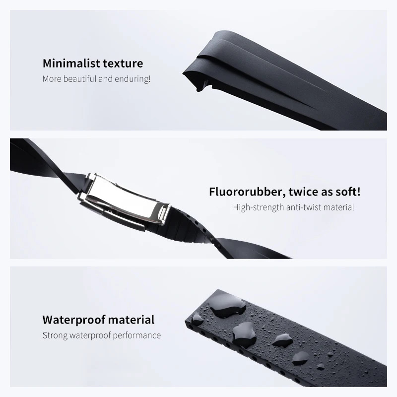 Pulseira de borracha macia FKM - Nato Strap Nylon avaliação e preço