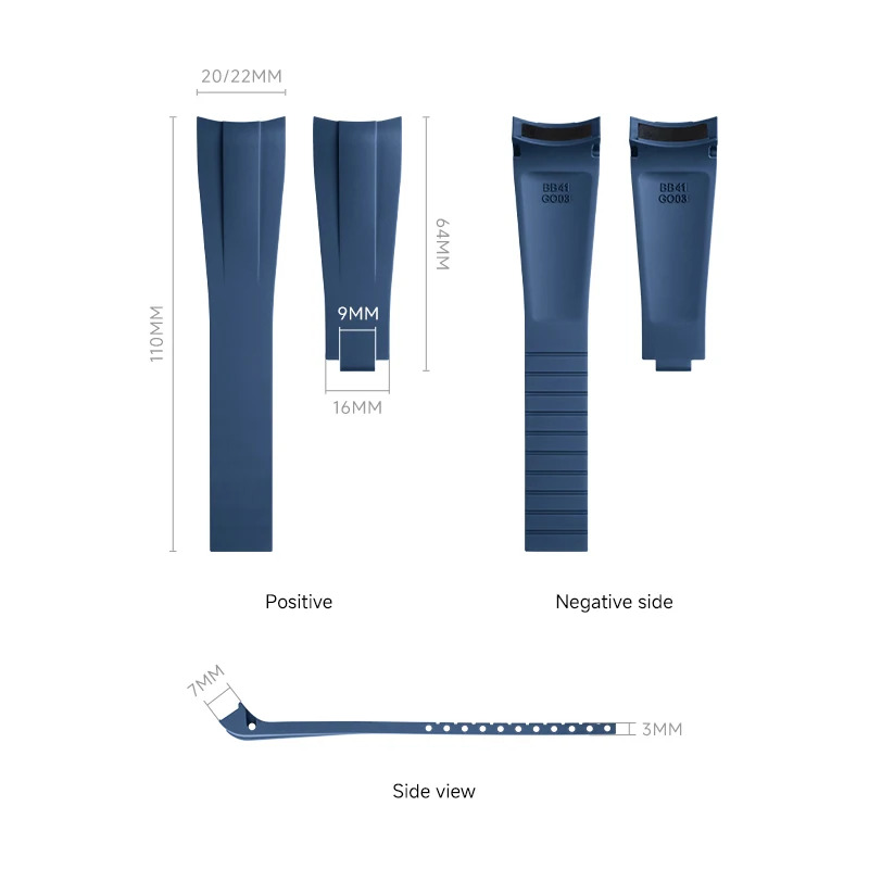 Pulseira de borracha macia FKM - Nato Strap Nylon avaliação e preço