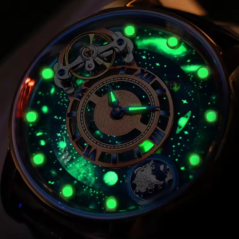 HANBORO-Relógio mecânico mascu - Omega Watch Constellation avaliação e preço