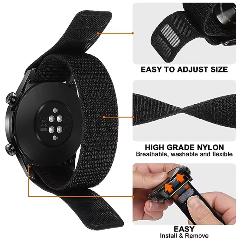Pulseira de relógio de nylon c - Sport Loop Velcro avaliação e preço